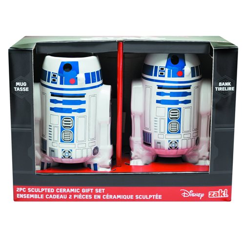 Star Wars R2-D2 Molded Bank and Mug Gift Set